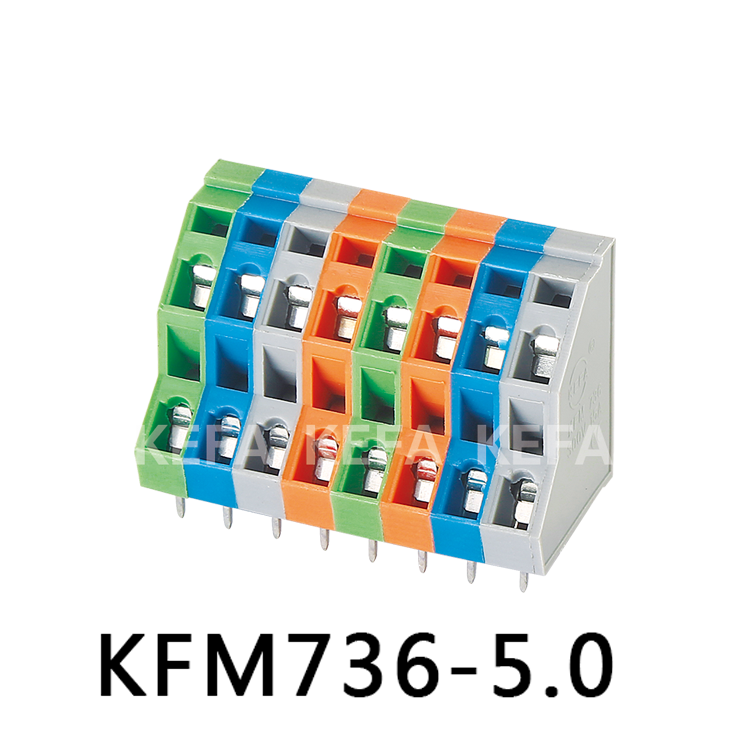 KFM736-5.0 Spring type terminal block