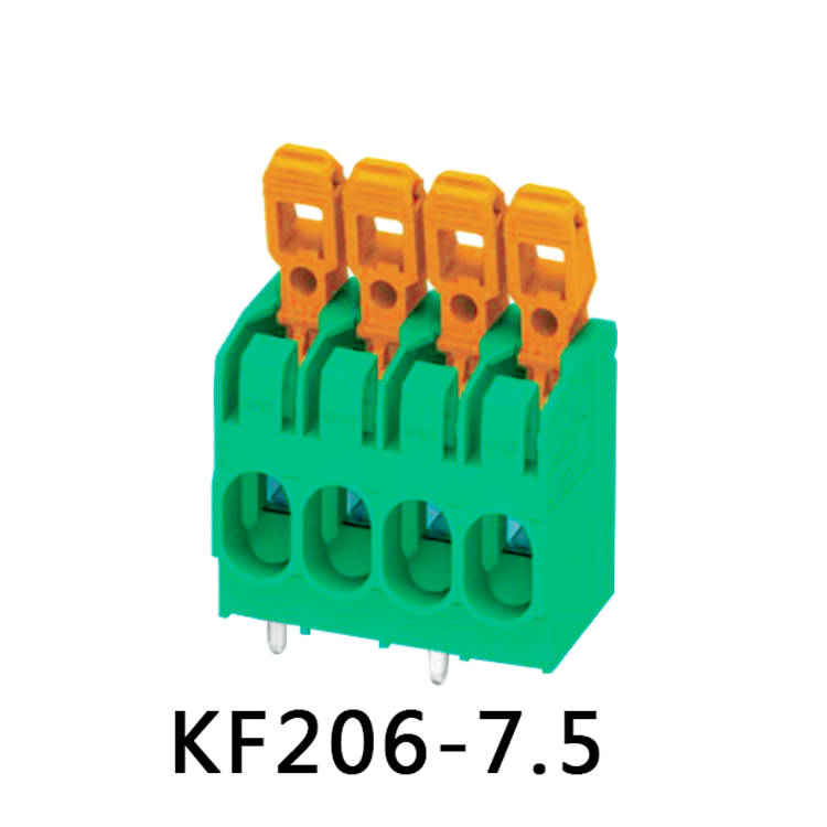 KF206-7.5 Spring type terminal block