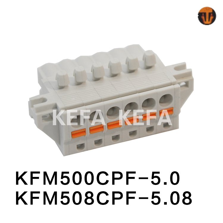 KFM500CPF-5.0/KFM508CPF-5.08 Pluggable terminal block