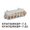 KFM750RKBP-7.5/KFM762RKBP-7.62 Pluggable terminal block